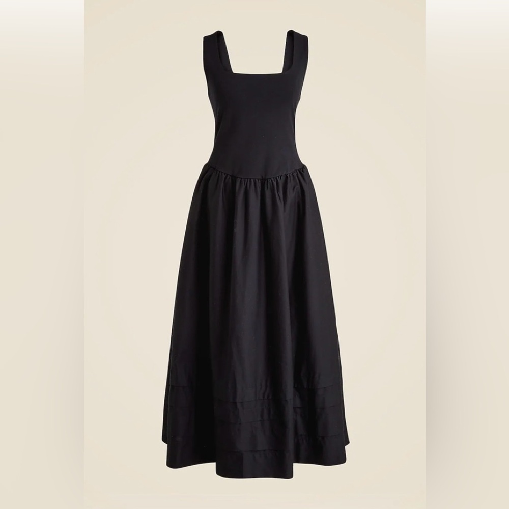 J. Crew Drop Waist Mixy Dress